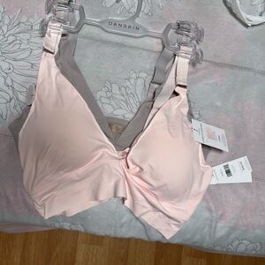 Danskin intimates. 1 laser cut bra pink